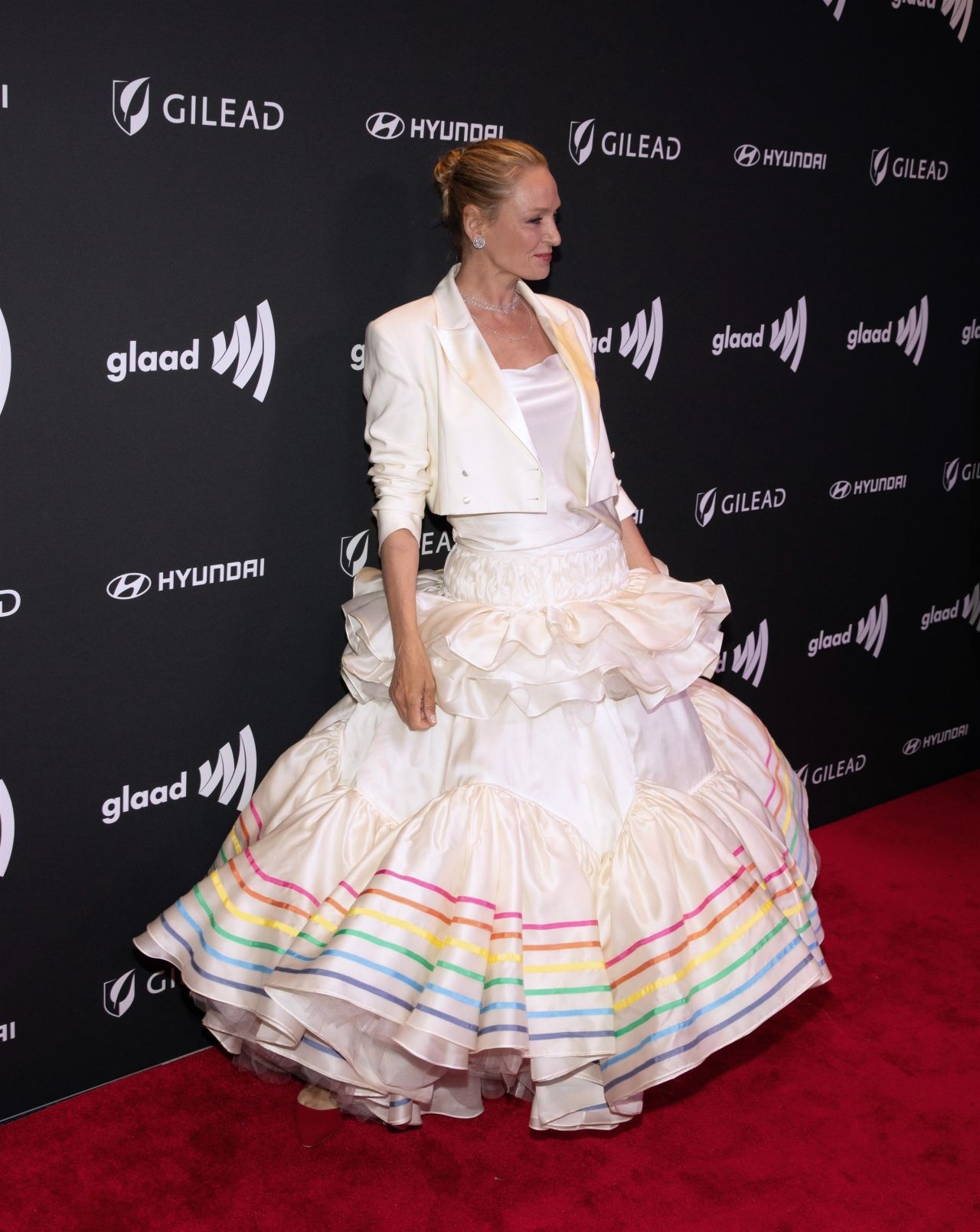 UMA THURMAN 35TH ANNUAL GLAAD MEDIA AWARDS AT THE NEW YORK HILTON MIDTOWN3